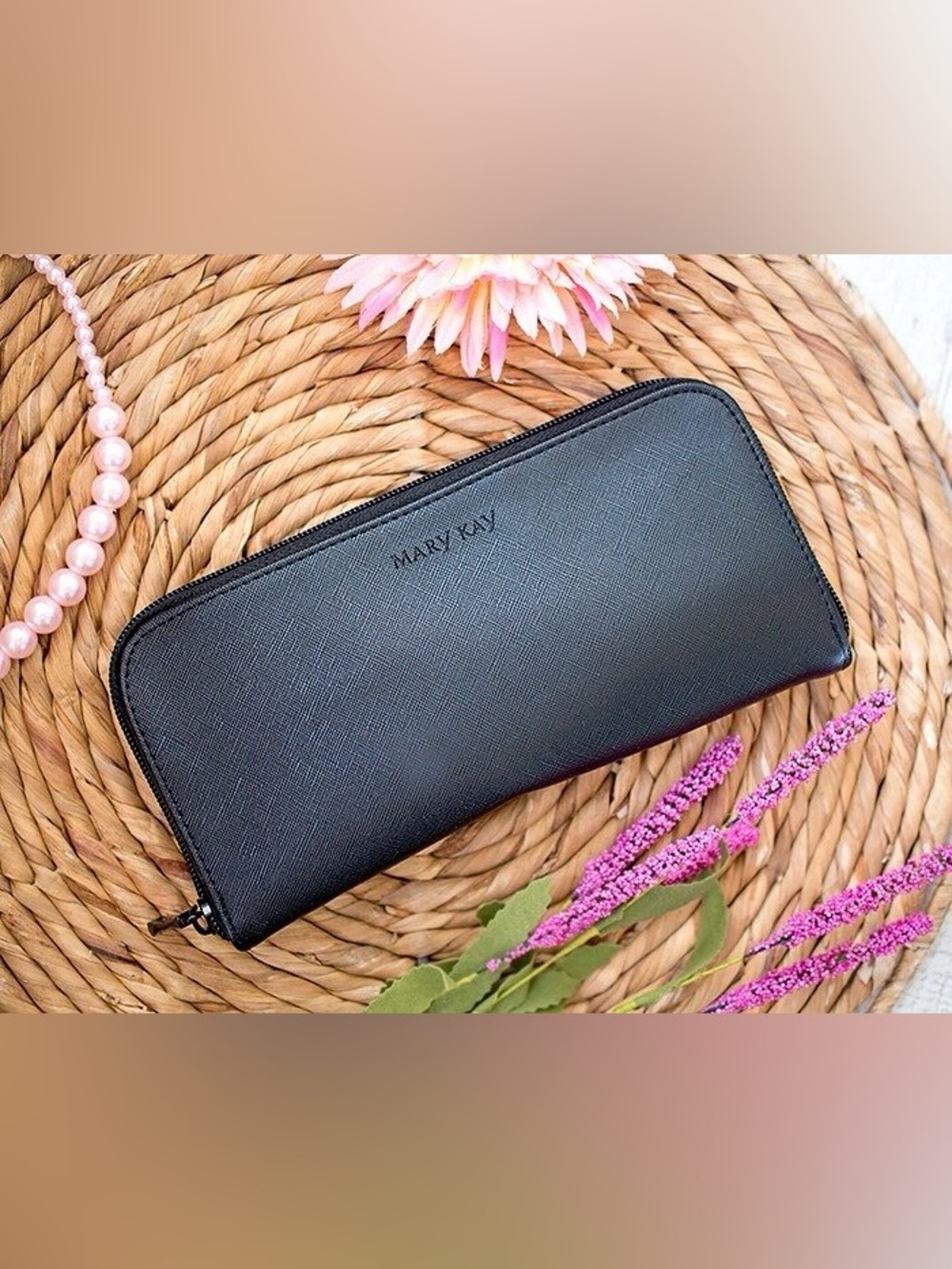 Mary Kay Black Zip Makeup Brush Carrier